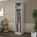 Dulap pentru haine, Hanah Home, BA172, 45x210x45 cm, PAL melaminat, Alb
