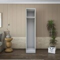 Dulap pentru haine, Hanah Home, BA172, 45x210x45 cm, PAL melaminat, Alb