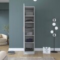 Dulap pentru haine, Hanah Home, BA204, 45x210x45 cm, PAL melaminat, Alb