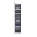 Dulap pentru haine, Hanah Home, BA204, 45x210x45 cm, PAL melaminat, Alb