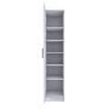 Dulap pentru haine, Hanah Home, BA204, 45x210x45 cm, PAL melaminat, Alb