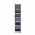 Dulap pentru haine, Hanah Home, BA190, 45x210x57.5 cm, PAL melaminat, Alb