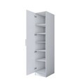 Dulap pentru haine, Hanah Home, BA190, 45x210x57.5 cm, PAL melaminat, Alb