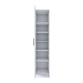 Dulap pentru haine, Hanah Home, BA190, 45x210x57.5 cm, PAL melaminat, Alb