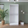 Dulap pentru haine, Hanah Home, BA187, 90x210x57.5 cm, PAL melaminat, Alb