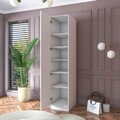 Dulap pentru haine, Hanah Home, BA182, 45x210x57.5 cm, PAL melaminat, Alb