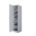 Dulap pentru haine, Hanah Home, BA182, 45x210x57.5 cm, PAL melaminat, Alb