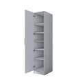 Dulap pentru haine, Hanah Home, BA182, 45x210x57.5 cm, PAL melaminat, Alb