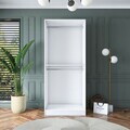Dulap pentru haine, Hanah Home, BA179, 90x210x57.5 cm, PAL melaminat, Alb
