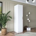 Dulap pentru haine, Hanah Home, BA162, 45x210x57.5 cm, PAL melaminat, Alb