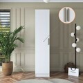 Dulap pentru haine, Hanah Home, BA162, 45x210x57.5 cm, PAL melaminat, Alb