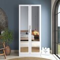 Dulap pentru haine, Hanah Home, BA232, 90x210x57.5 cm, PAL melaminat, Alb