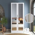 Dulap pentru haine, Hanah Home, BA232, 90x210x57.5 cm, PAL melaminat, Alb
