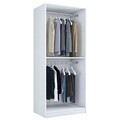 Dulap pentru haine, Hanah Home, BA230, 90x210x57.5 cm, PAL melaminat, Alb