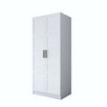 Dulap pentru haine, Hanah Home, BA221, 90x210x57.5 cm, PAL melaminat, Alb