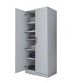 Dulap pentru haine, Hanah Home, BA223, 90x210x57.5 cm, PAL melaminat, Alb