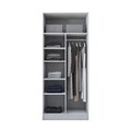 Dulap pentru haine, Hanah Home, BA224, 90x210x57.5 cm, PAL melaminat, Alb