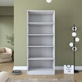 Dulap pentru haine, Hanah Home, BA202, 90x210x57.5 cm, PAL melaminat, Alb