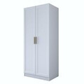 Dulap pentru haine, Hanah Home, BA202, 90x210x57.5 cm, PAL melaminat, Alb