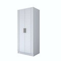 Dulap pentru haine, Hanah Home, BA180, 90x210x57.5 cm, PAL melaminat, Alb