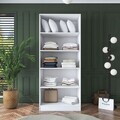 Dulap pentru haine, Hanah Home, BA160, 90x210x57.5 cm, PAL melaminat, Alb