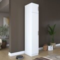 Dulap pentru haine, Hanah Home, BA212, 45x255x57.5 cm, PAL melaminat, Alb