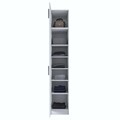 Dulap pentru haine, Hanah Home, BA212, 45x255x57.5 cm, PAL melaminat, Alb
