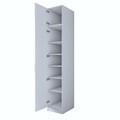 Dulap pentru haine, Hanah Home, BA212, 45x255x57.5 cm, PAL melaminat, Alb