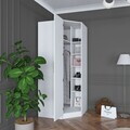 Dulap pentru haine, Hanah Home, BA183, 91x210x57.5 cm, PAL melaminat, Alb
