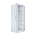 Dulap pentru haine, Hanah Home, BA183, 91x210x57.5 cm, PAL melaminat, Alb