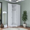 Dulap pentru haine, Hanah Home, BA191, 91x210x57.5 cm, PAL melaminat, Alb