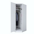 Dulap pentru haine, Hanah Home, BA191, 91x210x57.5 cm, PAL melaminat, Alb