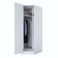 Dulap pentru haine, Hanah Home, BA140, 91x210x57.5 cm, PAL melaminat, Alb