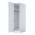 Dulap pentru haine, Hanah Home, BA140, 91x210x57.5 cm, PAL melaminat, Alb