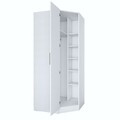 Dulap pentru haine, Hanah Home, BA140, 91x210x57.5 cm, PAL melaminat, Alb