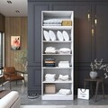 Dulap pentru haine, Hanah Home, BA210, 90x255x57.5 cm, PAL melaminat, Alb