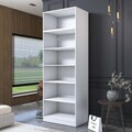 Dulap pentru haine, Hanah Home, BA210, 90x255x57.5 cm, PAL melaminat, Alb