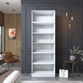 Dulap pentru haine, Hanah Home, BA210, 90x255x57.5 cm, PAL melaminat, Alb