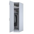 Dulap pentru haine, Hanah Home, BA213, 91x255x57.5 cm, PAL melaminat, Alb