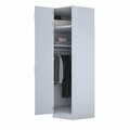 Dulap pentru haine, Hanah Home, BA213, 91x255x57.5 cm, PAL melaminat, Alb