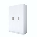 Dulap pentru haine, Hanah Home, BA164, 135x210x57.5 cm, PAL melaminat, Alb