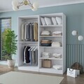 Dulap pentru haine, Hanah Home, BA194, 180x210x57.5 cm, PAL melaminat, Alb