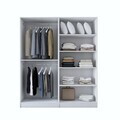 Dulap pentru haine, Hanah Home, BA156, 180x210x57.5 cm, PAL melaminat, Alb