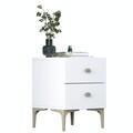 Noptiera, Hanah Home, BD110, 39.6x53.7x37.5 cm, PAL melaminat, Alb