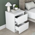 Noptiera, Hanah Home, BD109, 40x55x40 cm, PAL melaminat, Alb