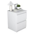 Noptiera, Hanah Home, BD109, 40x55x40 cm, PAL melaminat, Alb