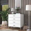 Dulap, Hanah Home, BE116, 85.6x90.7x45 cm, PAL melaminat, Alb