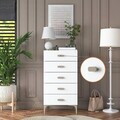 Dulap, Hanah Home, BE106, 55.4x105.4x45 cm, PAL melaminat, Alb
