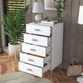 Dulap, Hanah Home, BE106, 55.4x105.4x45 cm, PAL melaminat, Alb