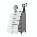 Dulap, Hanah Home, BE106, 55.4x105.4x45 cm, PAL melaminat, Alb